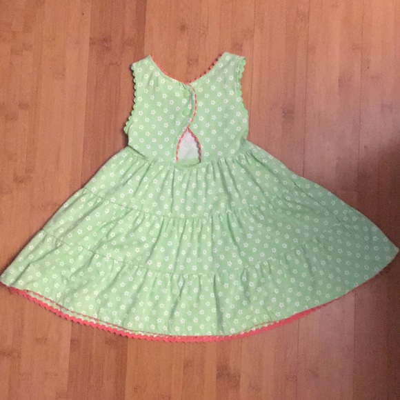 lime green swing dress